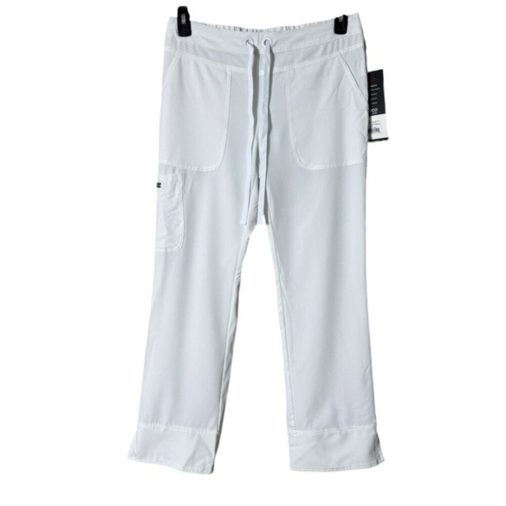 Grey's Anatomy White Drawstring Scrub Pants
